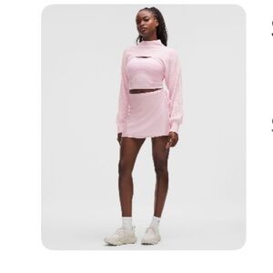 lululemon NEVER WORN Satin Ballet High Rise Wrap Skirt